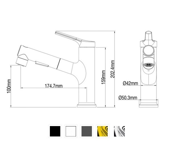 смеситель для раковины WONZON & WOGHAND WW-A40862